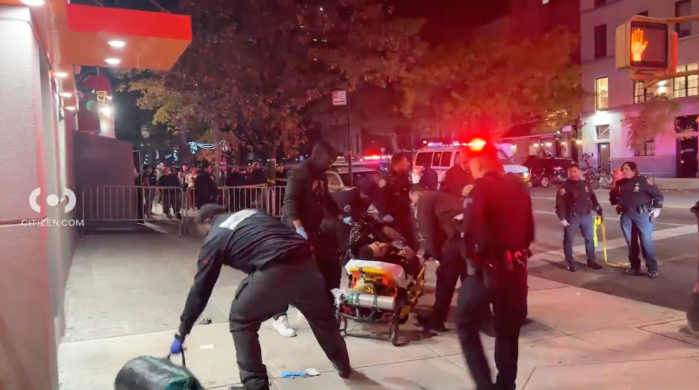 Detectives are investigating after a man was found suffering gunshot wounds on a Harlem street Sunday night, authorities confirmed.